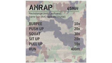Training Ganzkörper: AMRAP 45min