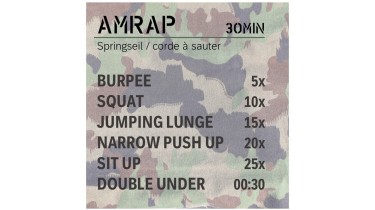 Training Ganzkörper: AMRAP 30min
