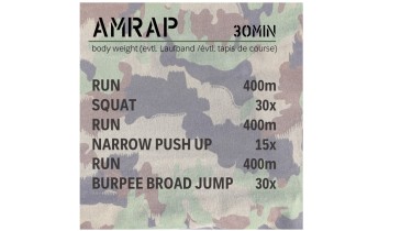 Allenamento completo del corpo: AMRAP 30min - body weight