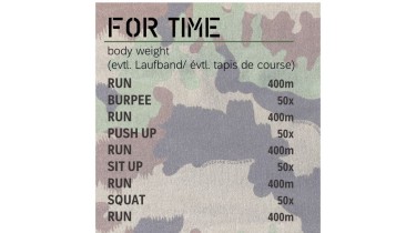 Allenamento completo del corpo: 1 round - body weight