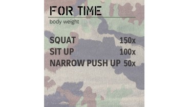 Allenamento completo del corpo: 1 round - body weight