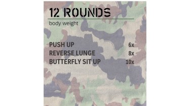 Allenamento completo del corpo: 12 rounds - body weight