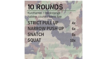 Allenamento completo del corpo: 10 rounds