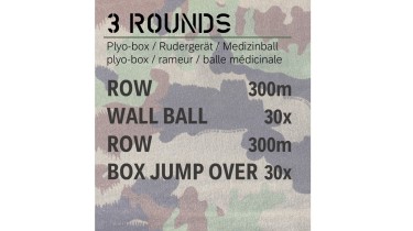 Allenamento completo del corpo: 3 rounds