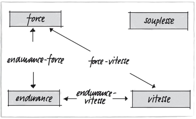 Modèle d’enseignement avec trois concepts clés